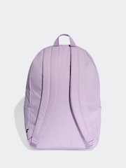adidas Purple Classic 3 Bar Logo Backpack - Image 2 of 6