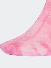 adidas Originals Pink Tie Dye Crew Socks 3 Pack - Image 3 of 4