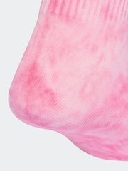 adidas Originals Pink Tie Dye Crew Socks 3 Pack - Image 4 of 4