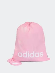 adidas Pink Linear Gymsack Bag - Image 1 of 3