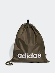adidas Green Linear Gymsack Bag - Image 1 of 3