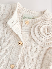 Baker by Ted Baker Knitted Corsage Cardigan - Image 3 of 4