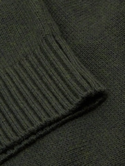 Verde - Suéter de punto de alto contenido en algodón con cuello redondo y diseño de intarsia Jonty de Joules - Imagen 9 de 12