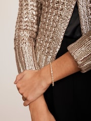 Mint Velvet Gold Tone Crystal Bracelet - Image 1 of 3