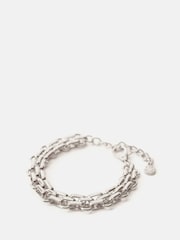 Mint Velvet Silver Tone Chain Bracelet - Image 1 of 2