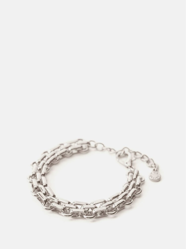 Mint Velvet Silver Tone Chain Bracelet - Image 1 of 2