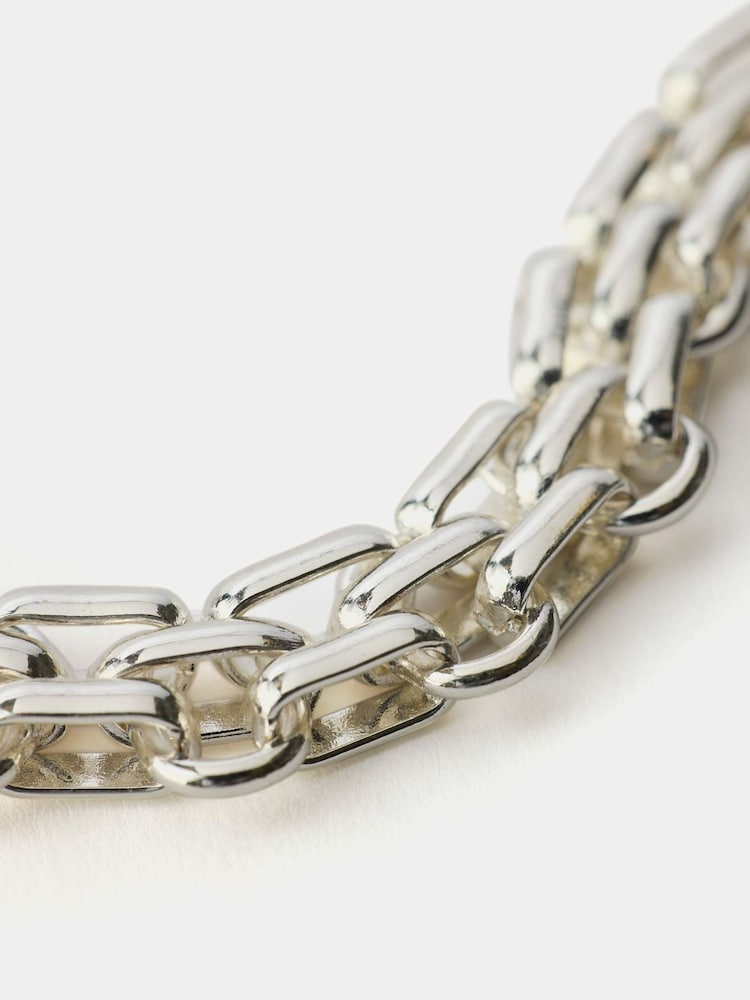 Mint Velvet Silver Tone Chain Bracelet - Image 2 of 2