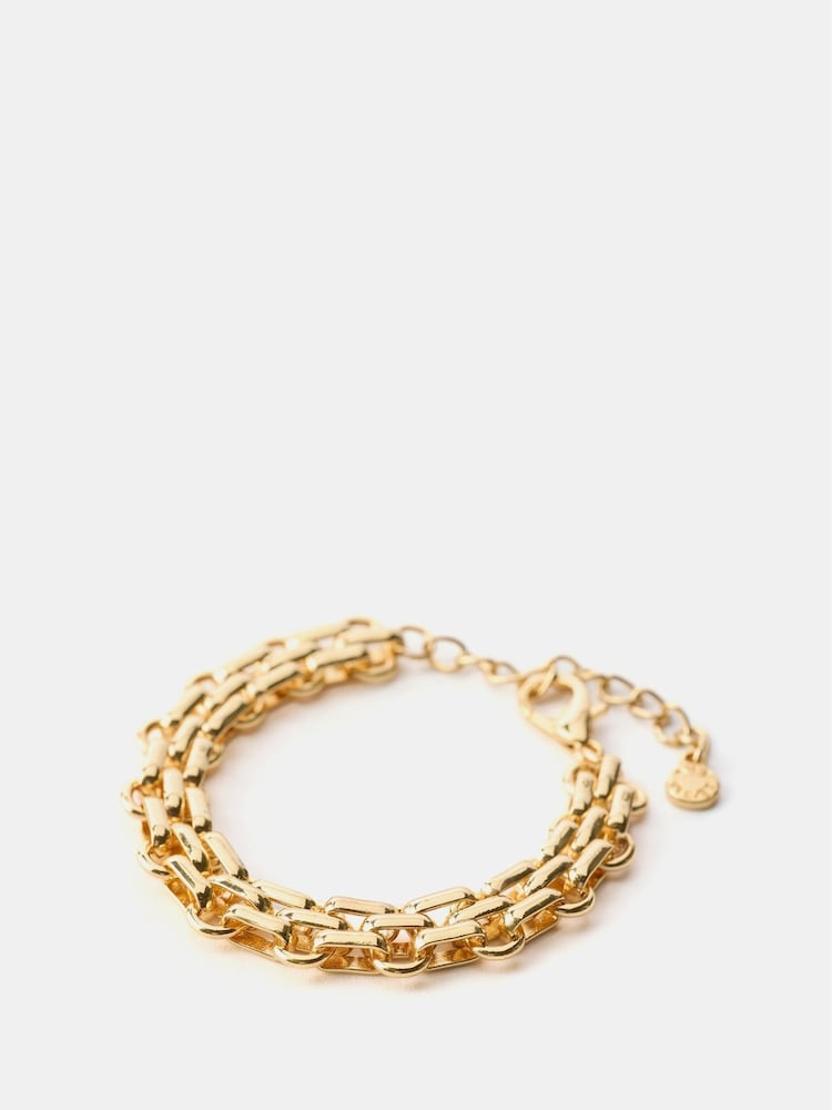 Mint Velvet Gold Tone Chain Bracelet - Image 2 of 3