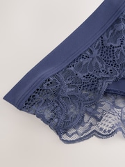 Blue High Leg Ultimate Comfort Knickers - Image 8 of 8