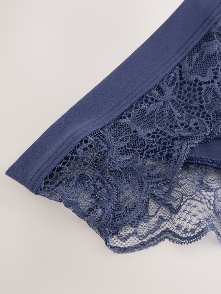 Blue High Leg Ultimate Comfort Knickers - Image 8 of 8 Blue High Leg Ultimate Comfort Knickers - Image 8 of 8