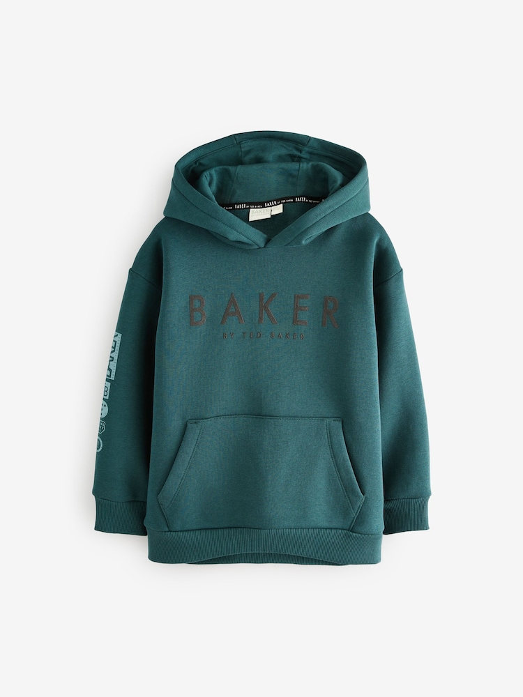 Baker by Ted Baker Green Graphic Hoodie - Image 1 of 6
