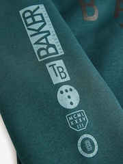 Baker by Ted Baker Green Graphic Hoodie - Image 5 of 6