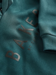 Baker by Ted Baker Green Graphic Hoodie - Image 6 of 6