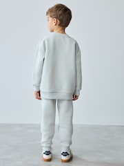 Baker by Ted Baker Grey Graphic Sweatshirt and Joggers Set - Image 4 of 10