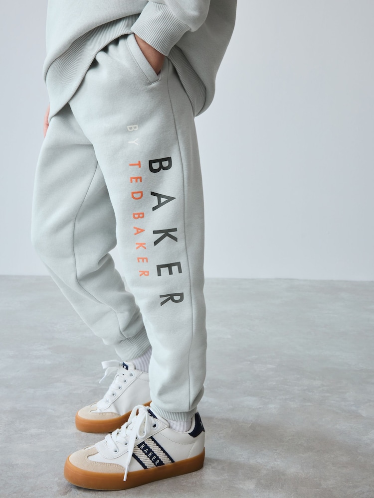 Baker by Ted Baker Grey Graphic Sweatshirt and Joggers Set - Image 6 of 10