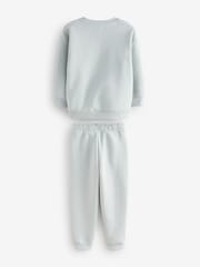 Baker by Ted Baker Grey Graphic Sweatshirt and Joggers Set - Image 8 of 10