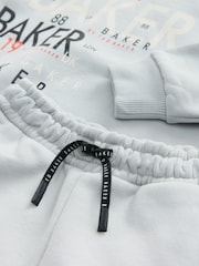 Baker by Ted Baker Grey Graphic Sweatshirt and Joggers Set - Image 9 of 10