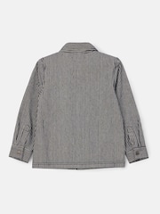 Angel & Rocket Blue 100% Cotton Byron Casual Stripe Jacket - Image 16 of 17