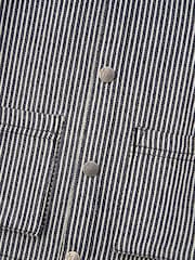 Angel & Rocket Blue 100% Cotton Byron Casual Stripe Jacket - Image 17 of 17