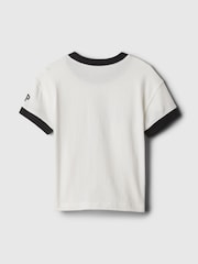 Gap White Mickey Mouse Disney Short Sleeve Graphic T-Shirt (6mths-5yrs) - Image 2 of 2