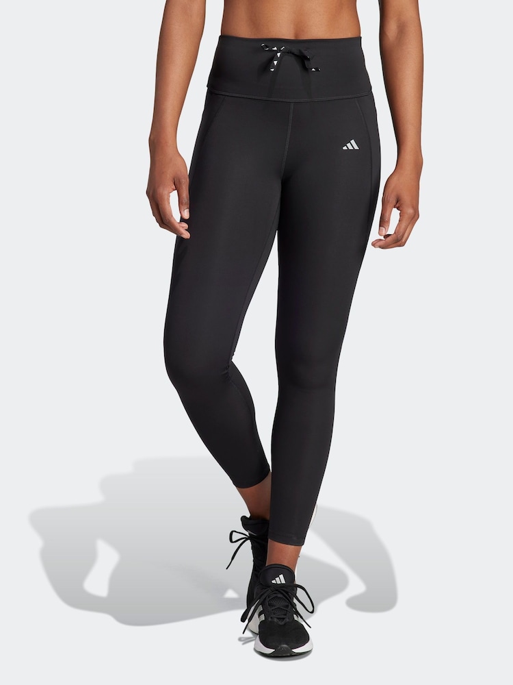 adidas Black Run Essentials Stay in Play 7/8 Leggings - Image 1 of 14