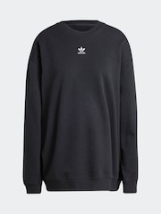 adidas Originals Black Essentials 100% Cotton Sweatshirt - Image 6 of 6