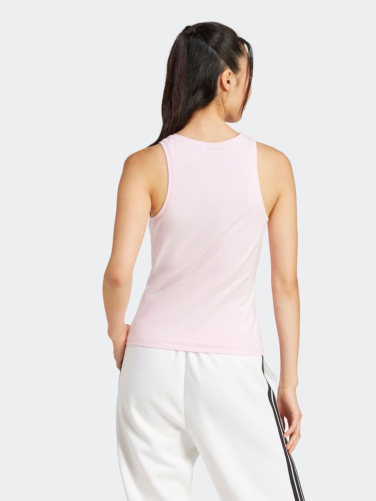 adidas Pink Linear Tank Top - Image 2 of 6