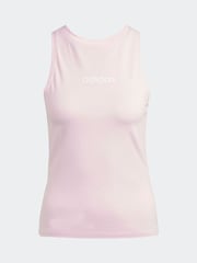 adidas Pink Linear Tank Top - Image 6 of 6