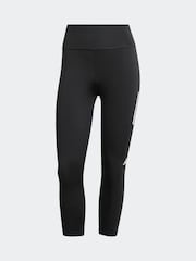 adidas Black OTR 3/4 L Leggings - Image 6 of 6