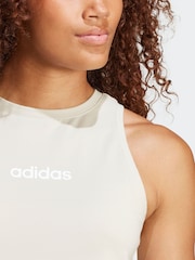 adidas Grey Linear Tank Top - Image 4 of 7