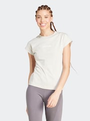 adidas Grey Essentials Single Jersey T-Shirt - Image 1 of 6
