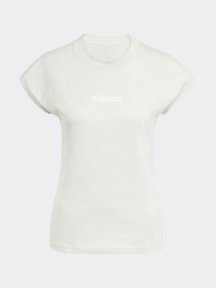 adidas Grey Essentials Single Jersey T-Shirt - Image 6 of 6