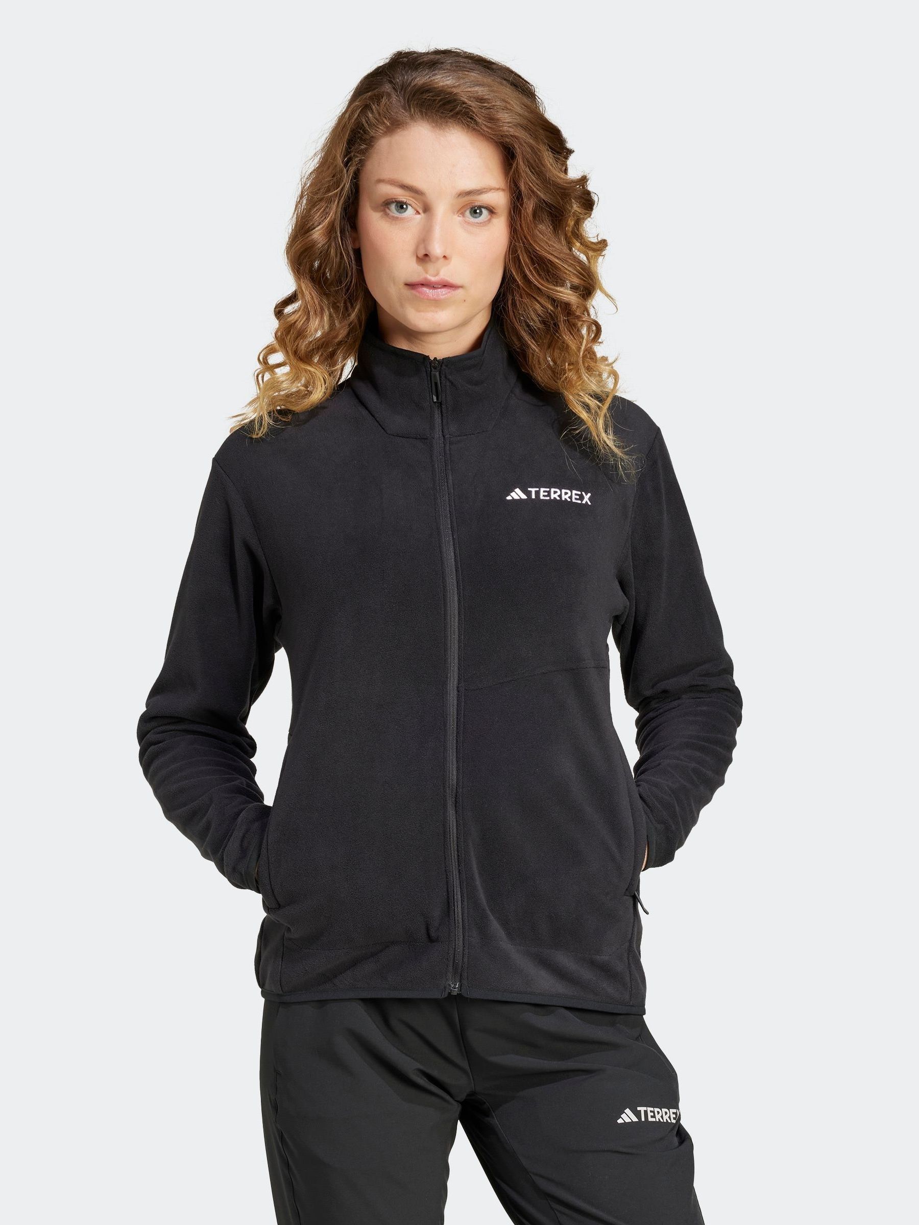 Buy adidas Black Full Zip Polar Fleece from Next USA