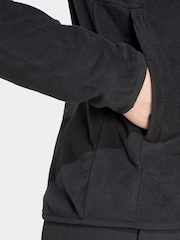 adidas Black Full Zip Polar Fleece - Image 4 of 6