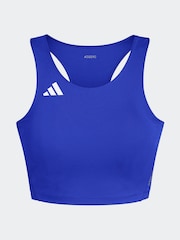 adidas Blue Adizero Running Sports Top - Image 15 of 16