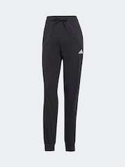 adidas Black Essentials 3-Stripes Cuffed Joggers - Image 6 of 6
