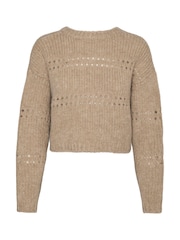 VERO MODA Long Sleeve Tie Front Bow Detail Knitted Cardigan - Slika 6 iz 6