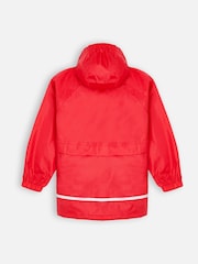 Personalised Monogrammed Boys Micro Fleece lined Rain Jacket by Alphabet - Image 2 of 4