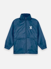 Personalised Monogrammed Girls Micro Fleece lined Rain Jacket by Alphabet - Image 1 of 5