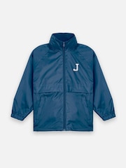 Personalised Monogrammed Boys Micro Fleece lined Rain Jacket by Alphabet - Image 1 of 4