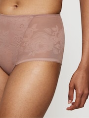 Triumph Wild Rose Sensation Maxi Brown Knickers - Image 3 of 5
