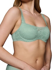Triumph Nude Body Make-Up Illusion Lace Wired and Padded Bra - Image 6 of 8