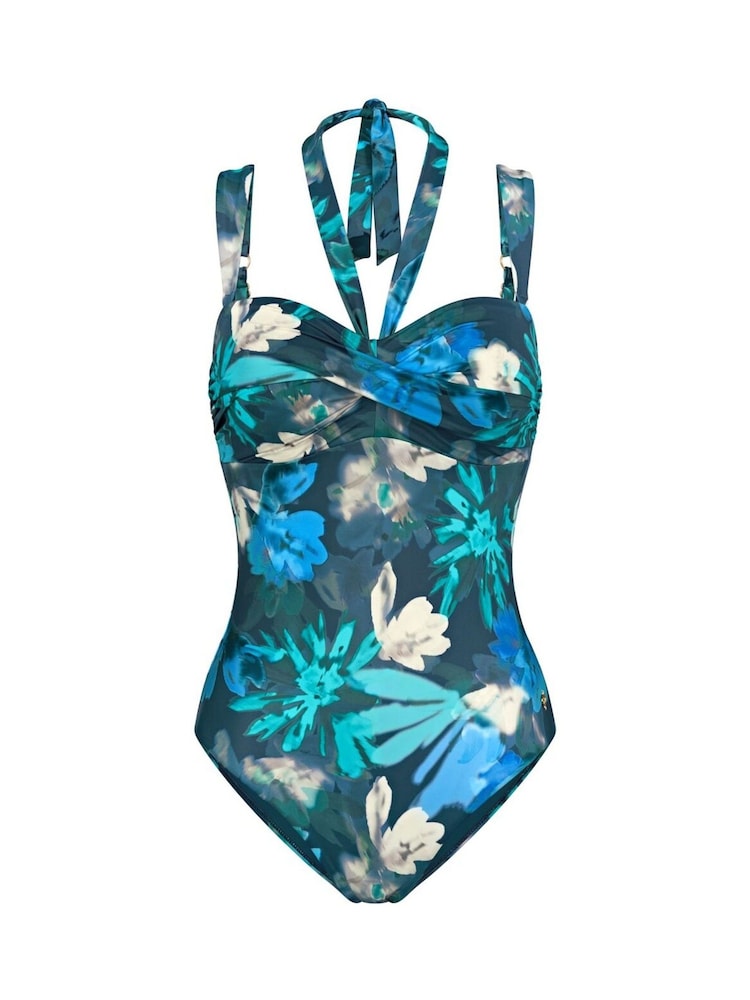 Triumph Blue Summer Fleur Padded Swimsuit - Image 5 of 5