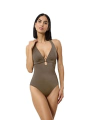 Triumph Green Midnight Padded Swimsuit - Image 4 of 9