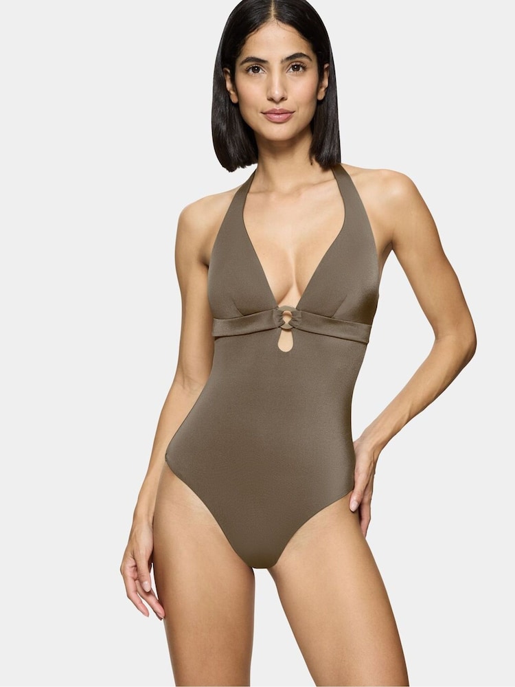 Triumph Green Midnight Padded Swimsuit - Image 7 of 9