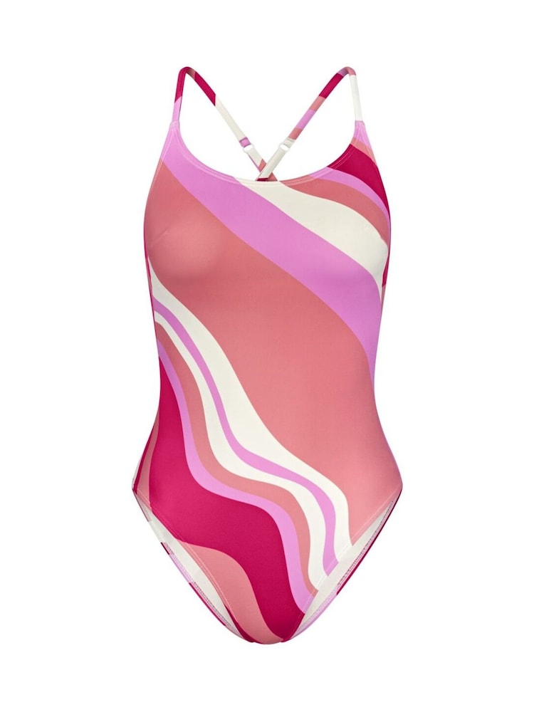 Roze - Triumph blauw mix en match Summer badpak - Image 4 of 4