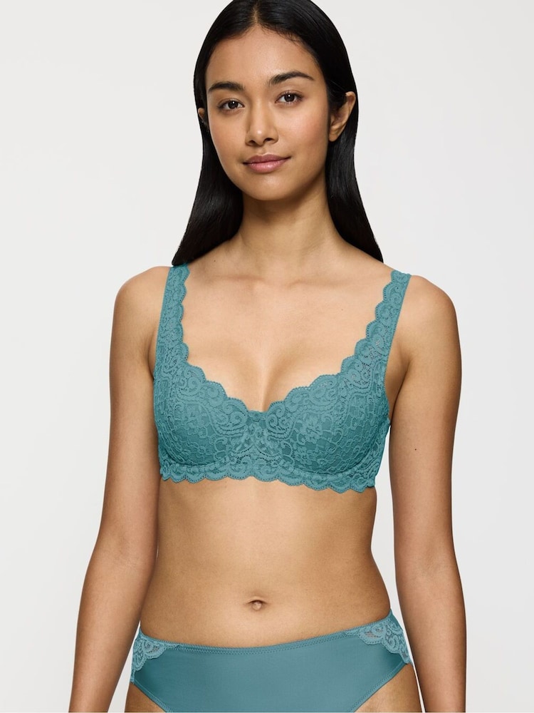 Azul - Triumph Amourette Wi and Half Padded Bra - Imagen 1 de 5 Azul - Triumph Amourette Wi and Half Padded Bra - Imagen 1 de 5