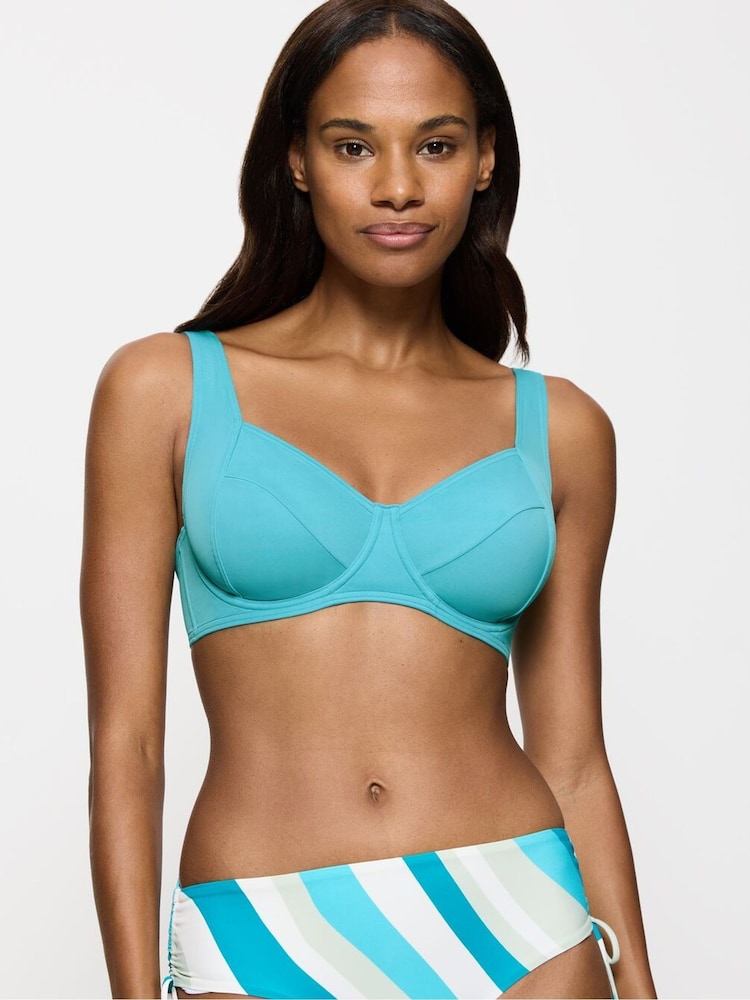 Triumph Blue Summer Mix and Match Wired Minimizer Bikini - Bild 1 von 5