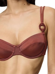 Triumph Midnight Swim Wired Brown Bikini - Image 3 of 5