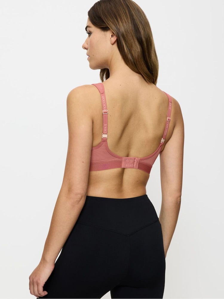 Triumph Red Triaction Cardio Flow Padded Sports Bra - Image 2 of 5